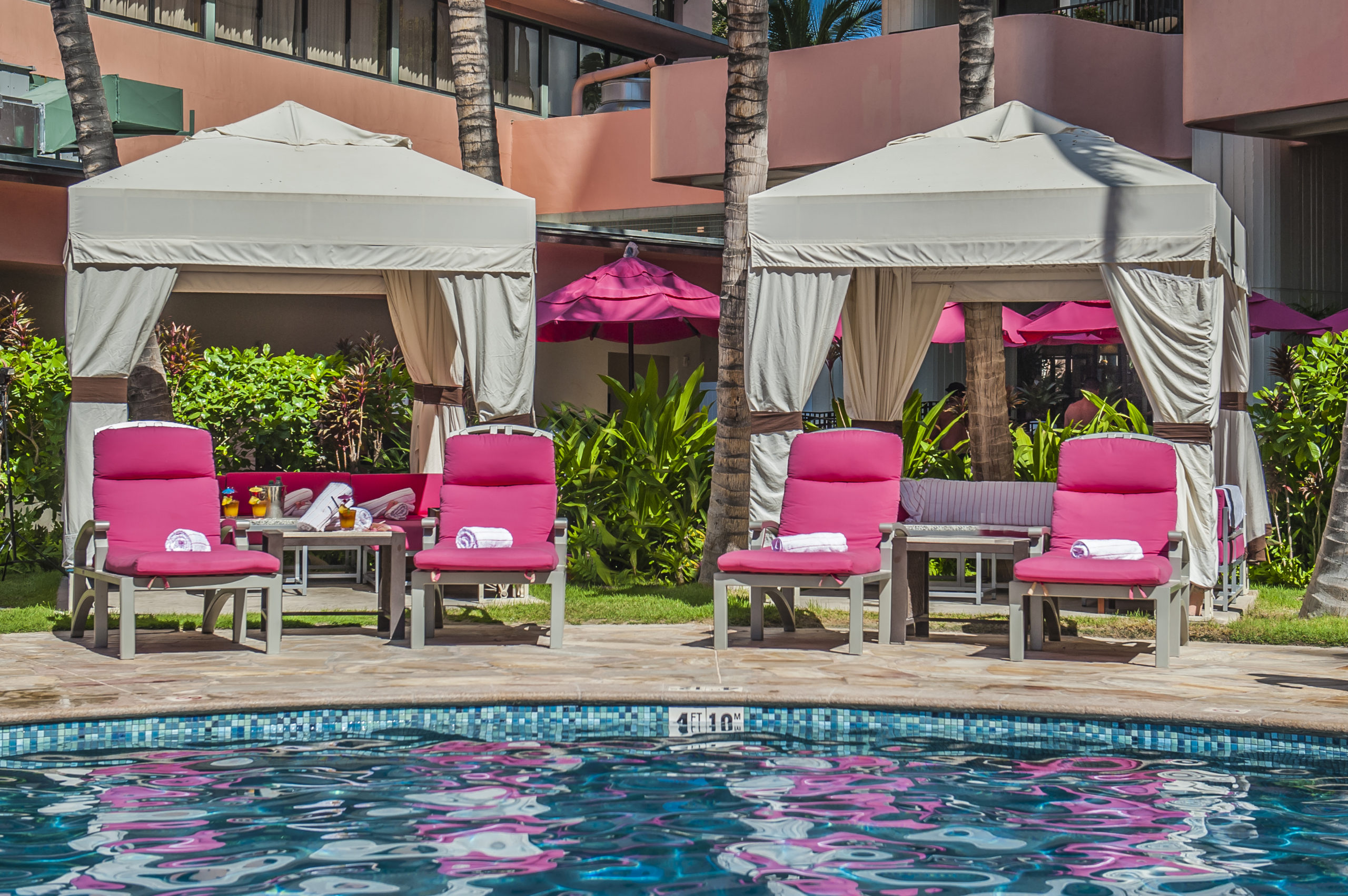 ロイヤル・ハワイアンのワイキキ・ビーチ・サービス｜アンブレラ